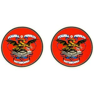 POWELL-PERALTA Dragon Circle Red - Pack of [2] - Skateboard Stickers